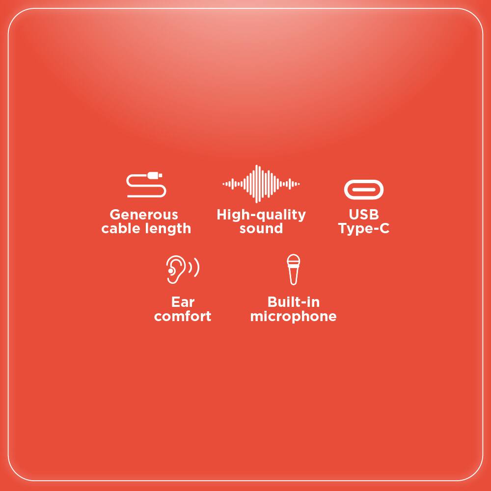 - Generous cable length
- High-quality sound
- USB Type-C
- Ear comfort
- Built-in microphone