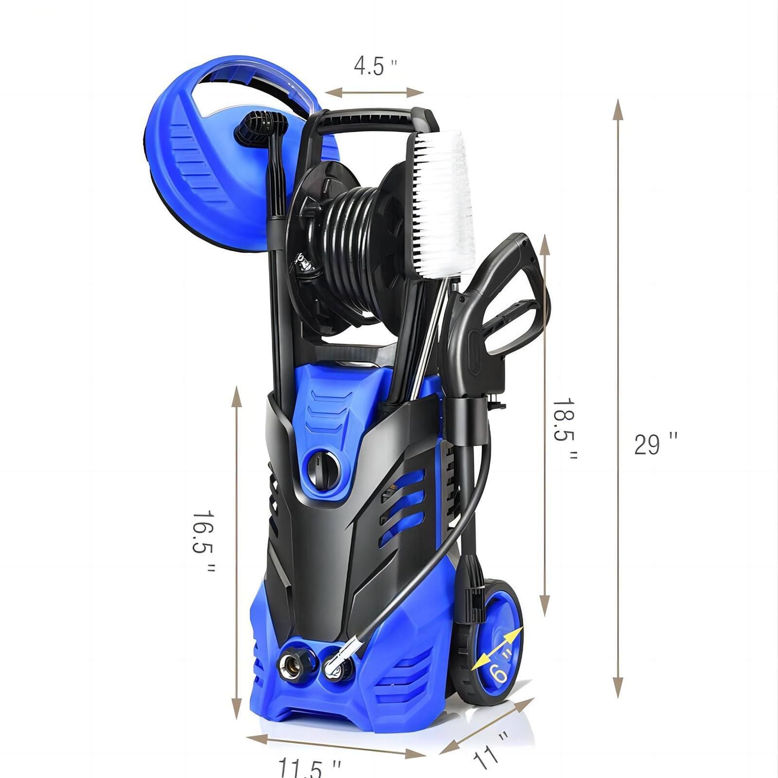 11.5" 4.5" 18.5" = 29" 16.5" = 6" 11" 11"