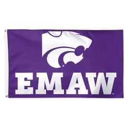 WinCraft - Kansas State Wildcats 3' x 5' Single-Sided Deluxe Team Slogan Flag - Multicolor