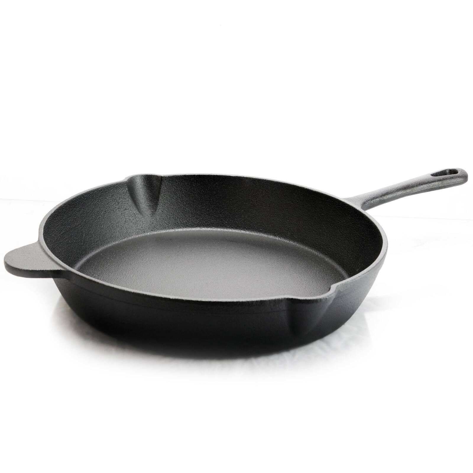 Alt View 5. Gibson - General Store Addlestone 12 in. Preseasoned Round Cast Iron Frying Pan - Black.