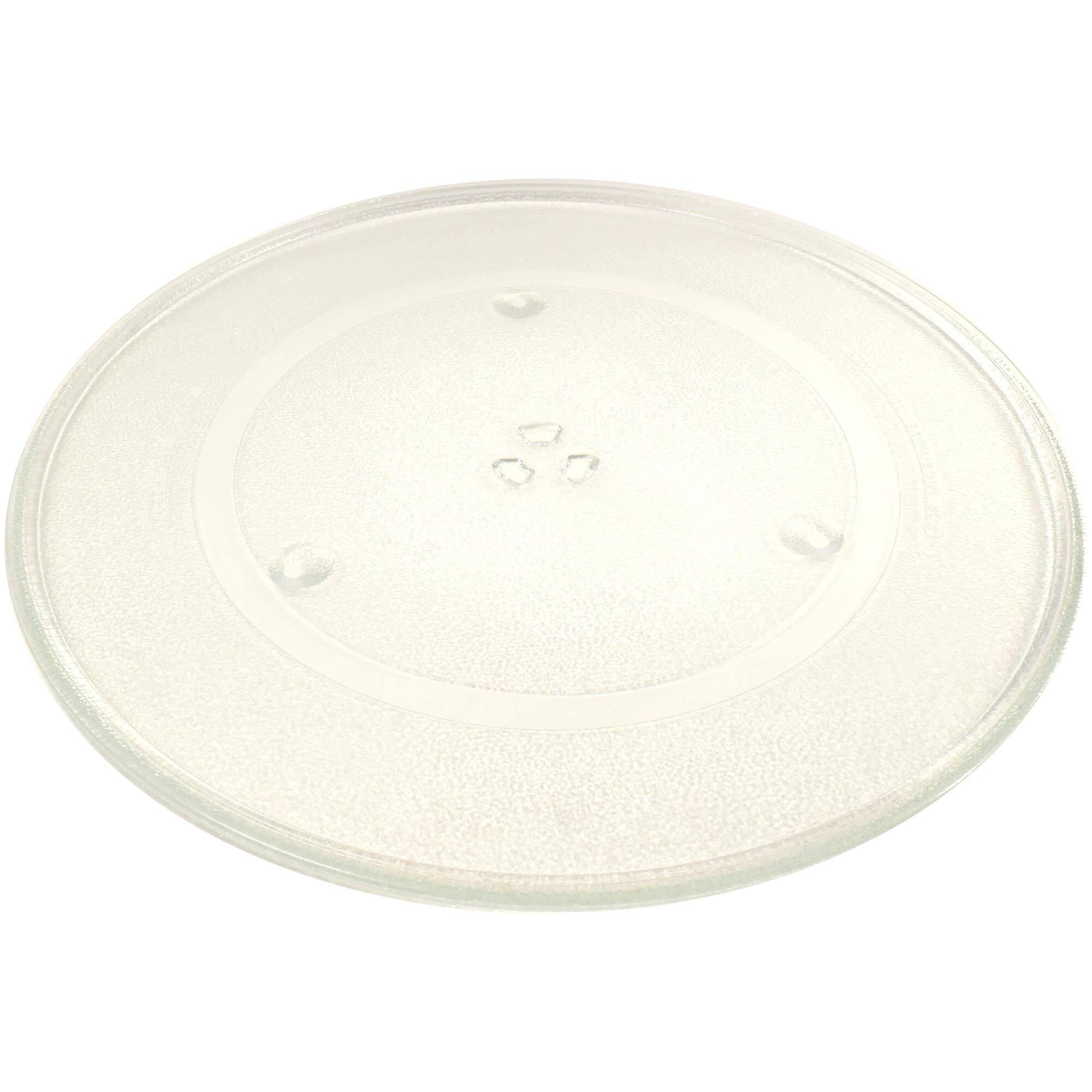 Angle. HQRP - 16.5-inch Glass Turntable Tray for GE WB48X10046 JES2251SJ01 JES2251SJ02 JES2251SJ03 Microwave.