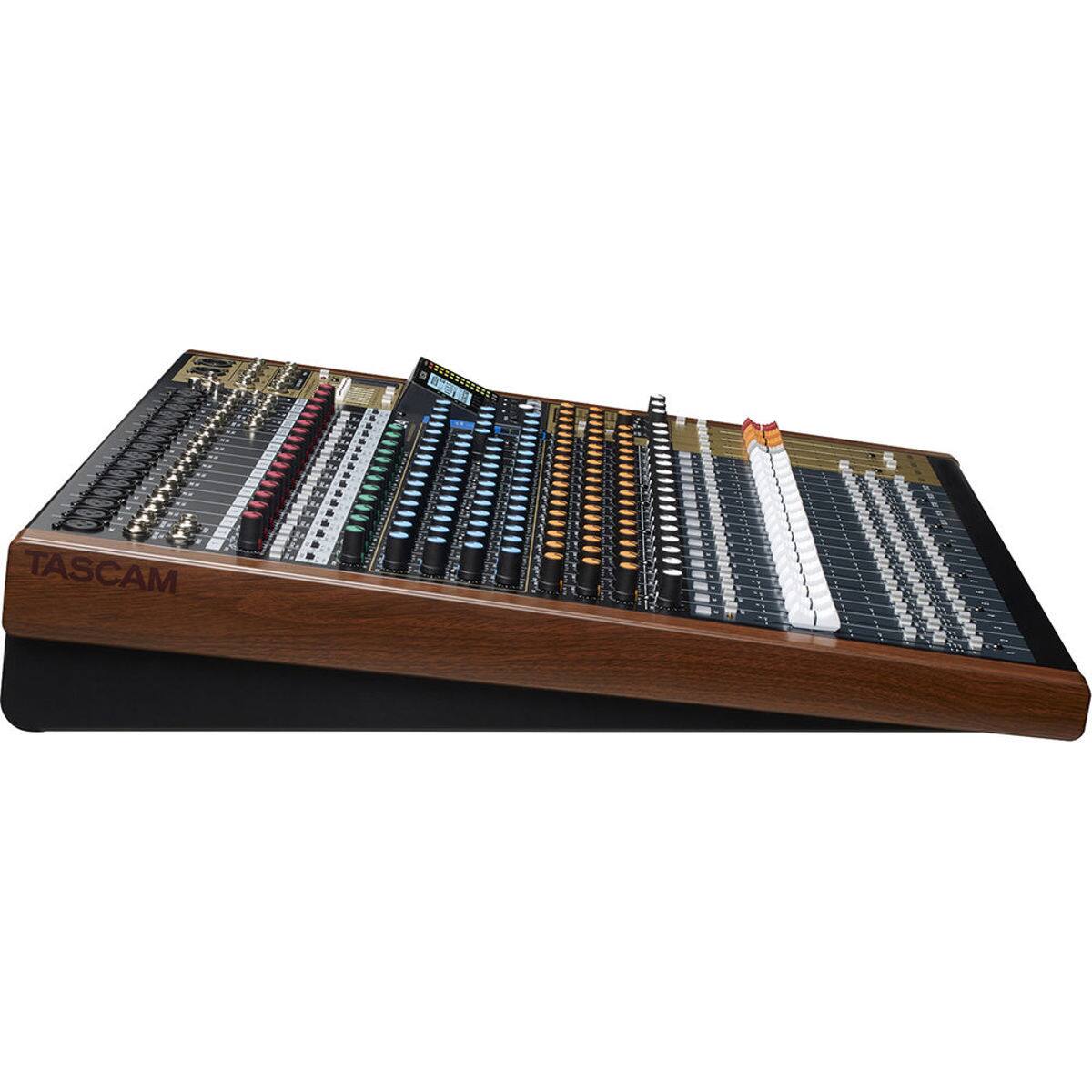 Alt View 5. TASCAM - Tascam Model 24 24-Channel Multi-Track Live Recording Console.