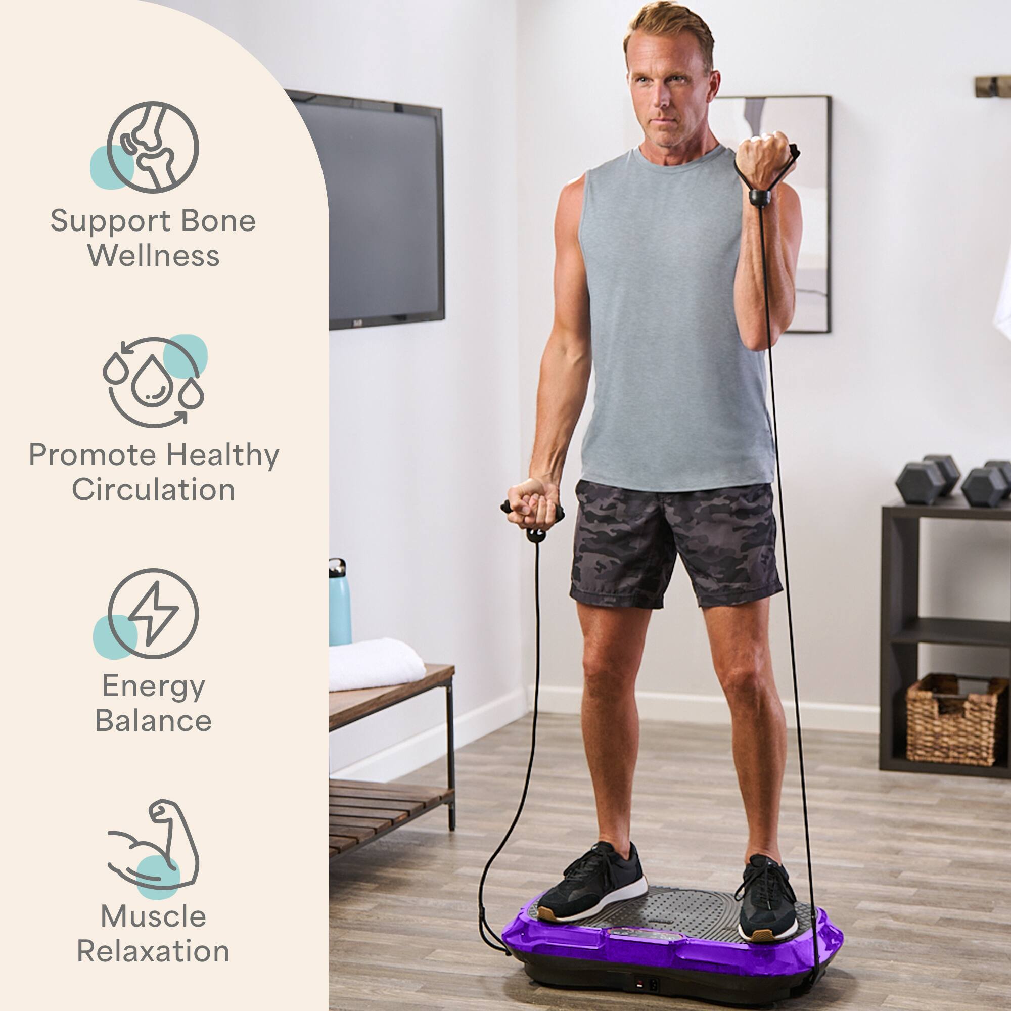 best vibration plate for weight loss LifePro Waver Vibration Plate – Whole Body Exercise Machine for Weight Loss,  Muscle Toning & Lymphatic Drainage Purple LP-WVR-PRPL