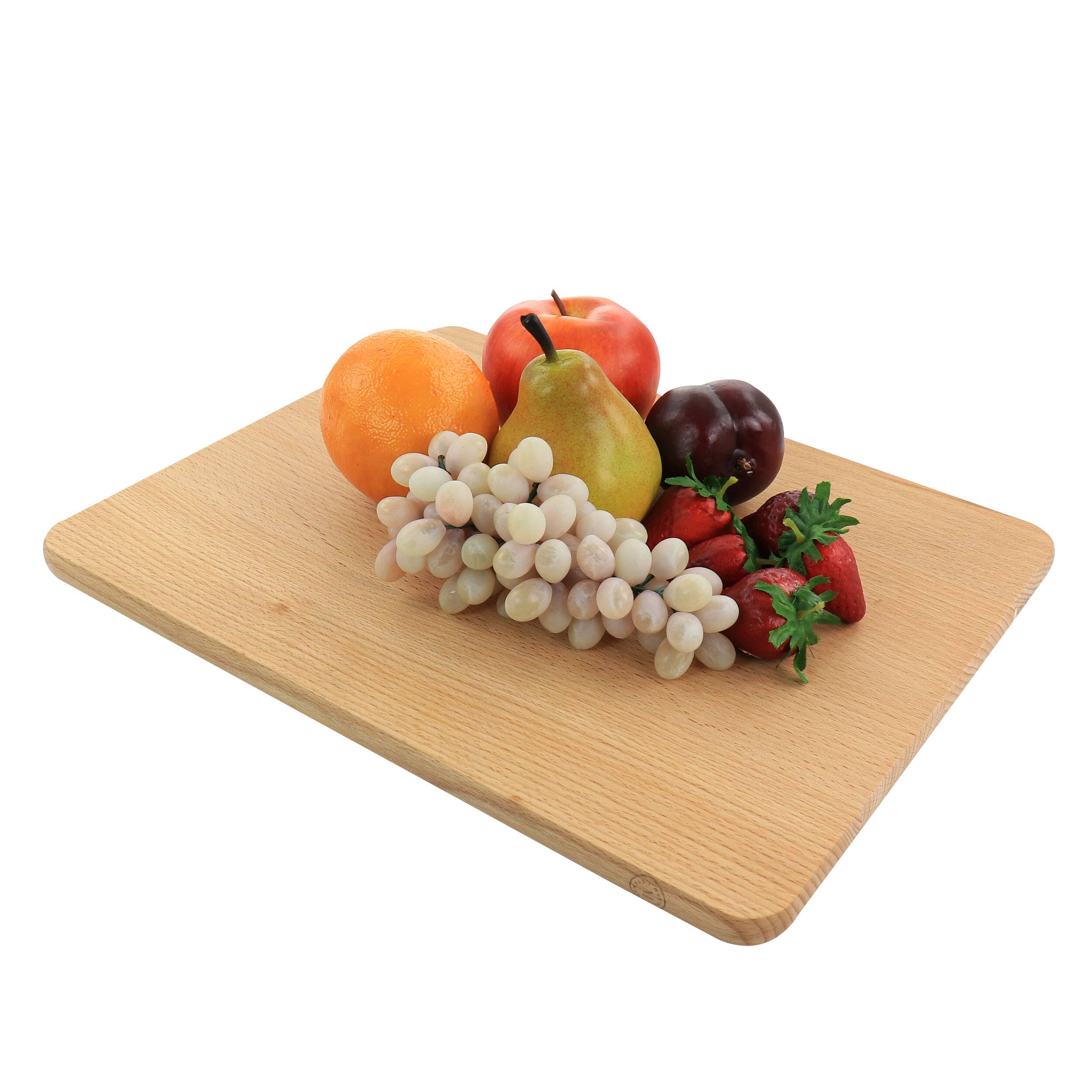Alt View 4. Martha Stewart - Martha Stewart 14 x 11 inch Beech Wood Cutting Board - Light Brown.