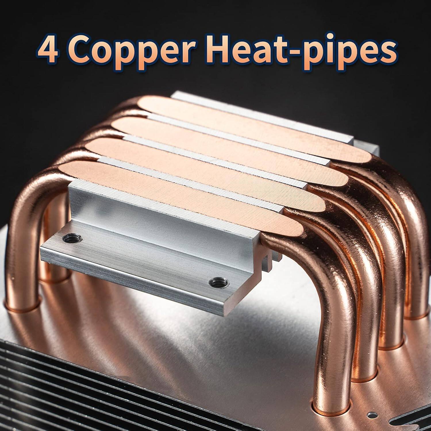 4 Copper Heat-pipes