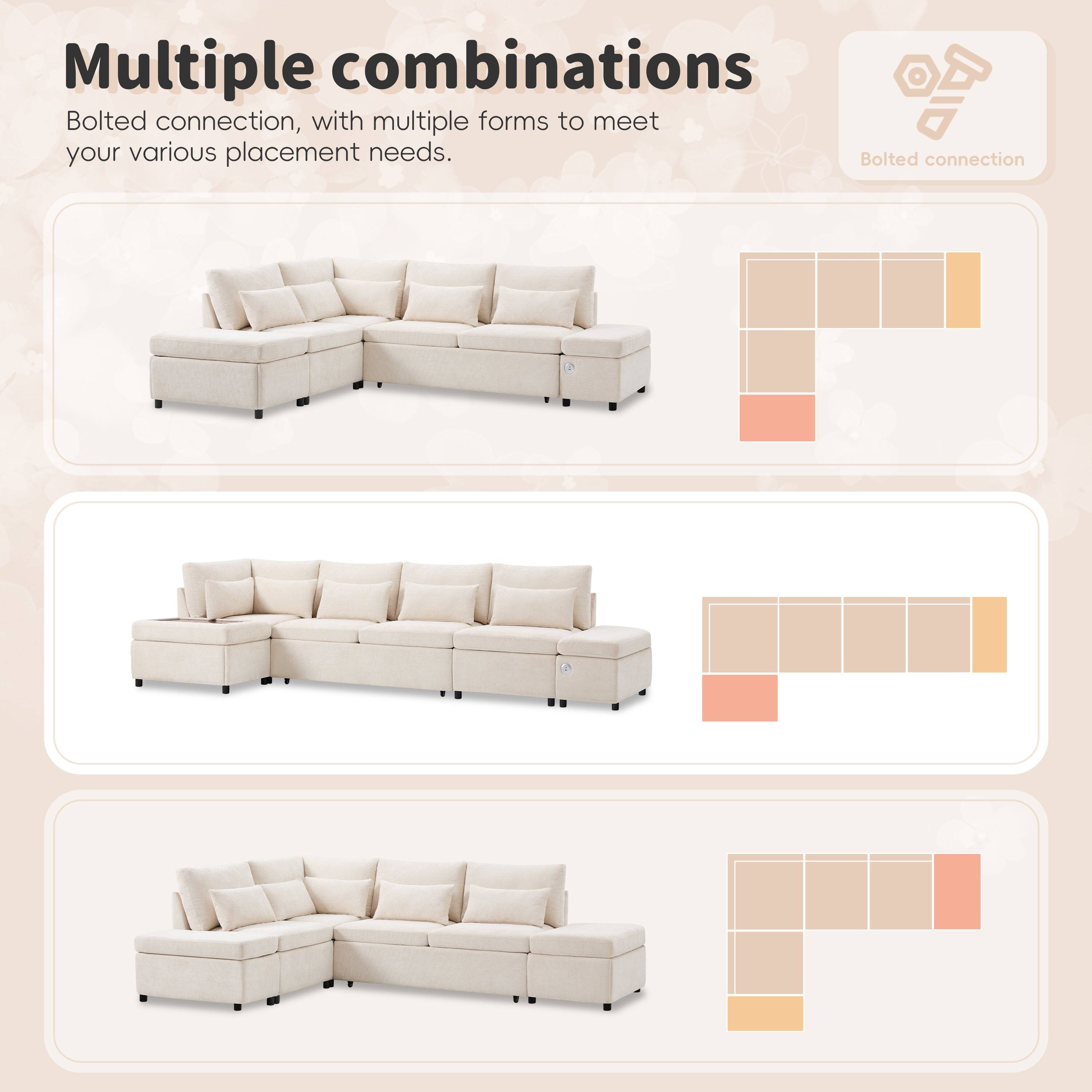 Multiple combinations  
Bolted connection, with multiple forms to meet your various placement needs.