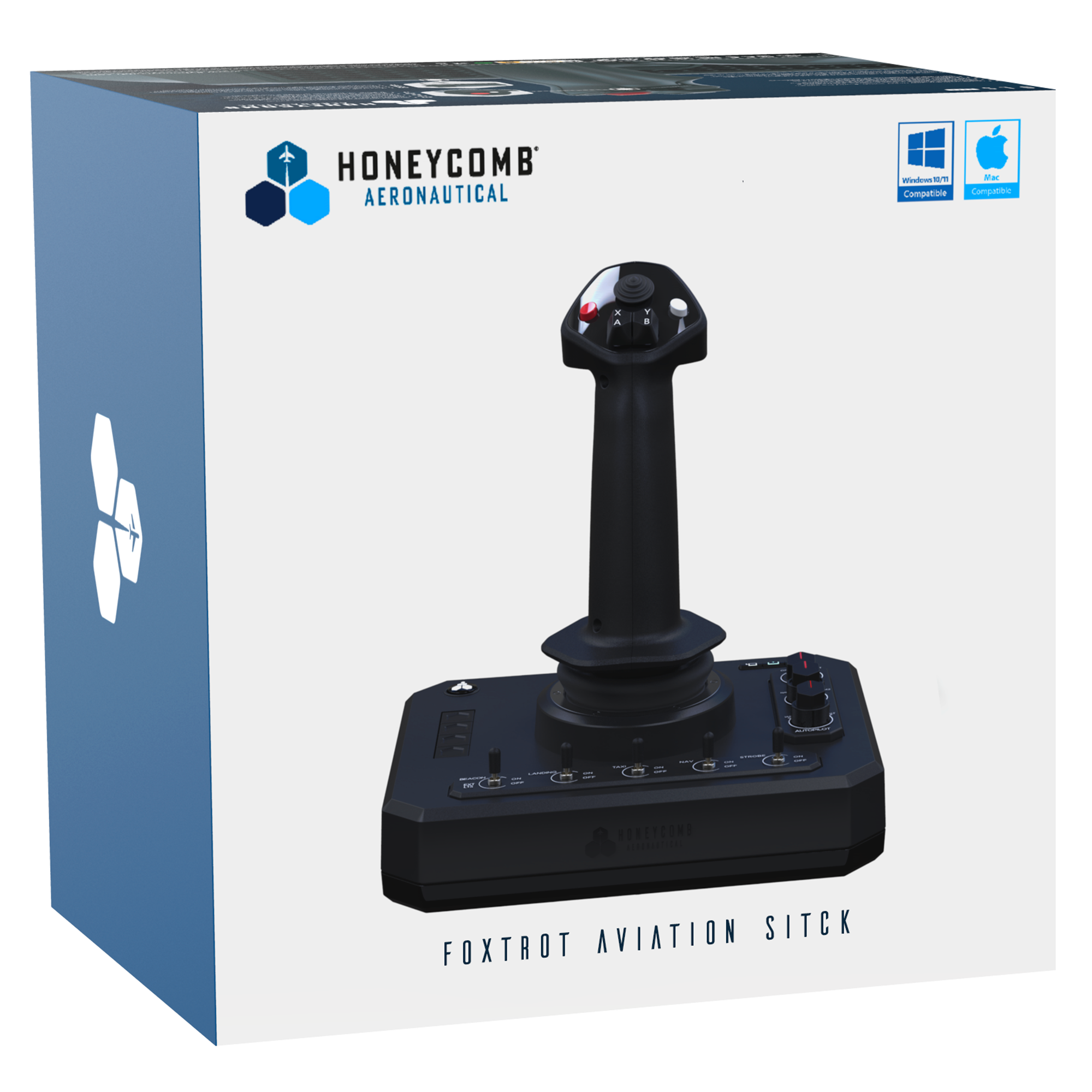 HONEYCOMB AERONAUTICAL  
FOX TROT AVIATION SITCK  
Compatible with Windows 10/8/7 and Mac OS