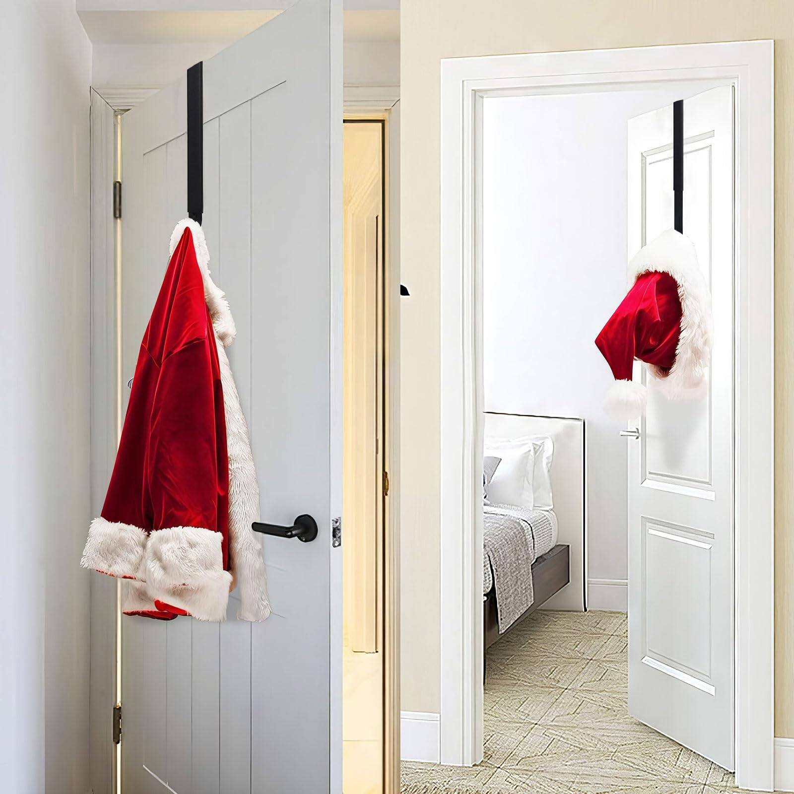 Alt View 4. Paradigms Interiors - Wreath Hanger Christmas Decorations Adjustable For Front Door Decor From 14. Over The Hooks Organizer Large... - Bronze-15.6IN-2Pack.