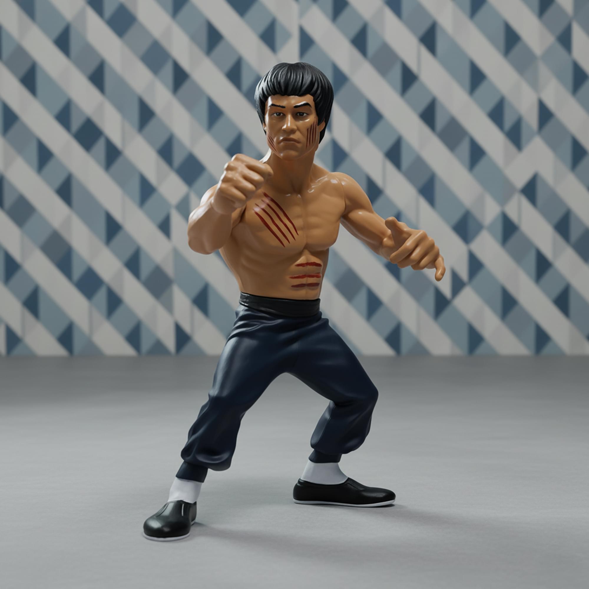 Alt View 3. Zombie Sailor's Toys - Bruce Lee Heels and Faces Retro Action Figure | Bloody - Multi-Colored.