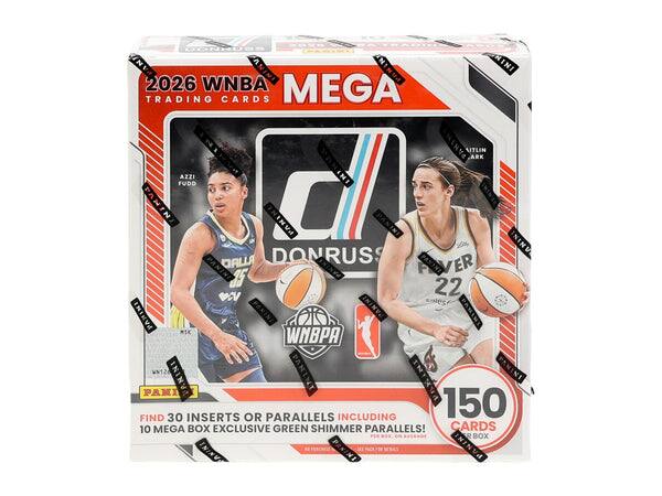 2026 WNBA AN INTERNATIONAL TRADING CARDS MEGA BOX

SITLEN ARK
AZZI FOOD NINVA INVA PANINE ININU DALLA DONRUSS VER PANINE OC VCV 22 PANINI PANINI WNBPA FANINI TEXT RINGING PANINI PAKI FIND 30 INSERTS OR PARALLELS INCLUDING 150 10 MEGA BOX EXCLUSIVE GREEN SHIMMER PARALLELS! CARDS BOX PANINI PANINI