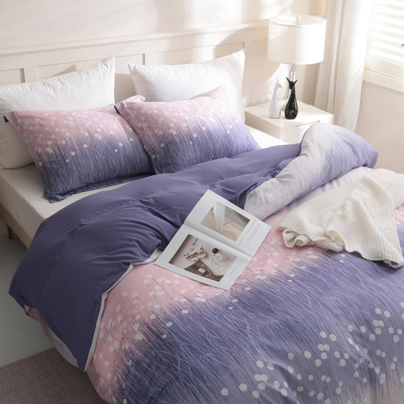 Purple Blossom-King (104"x90")