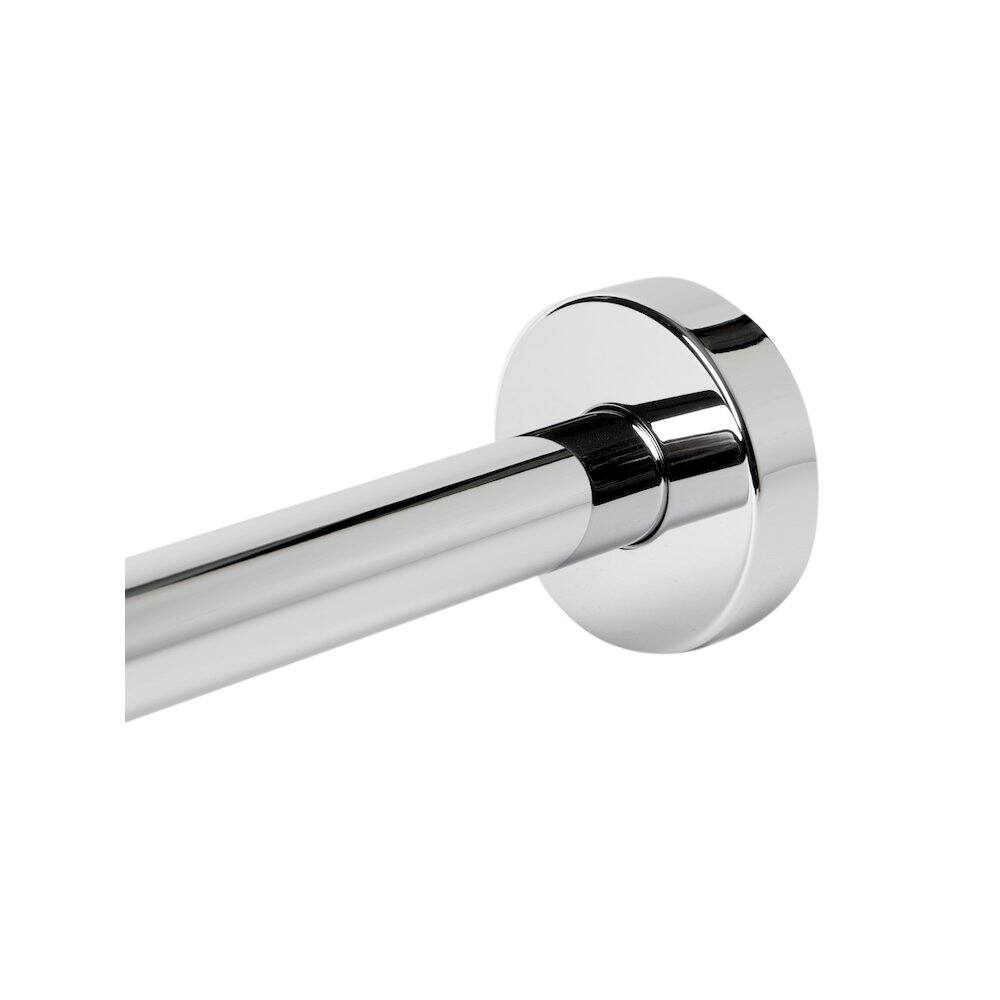 Left. Alfi - Polished Chrome 16" Round Shower Arm - Silver.