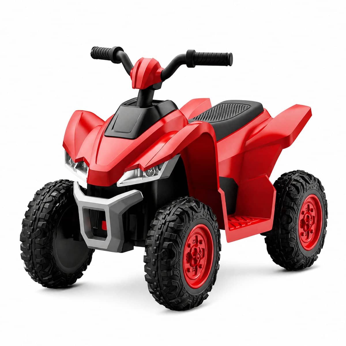 Wisairt - 12V Kids Ride On ATV Quad w/ Bluetooth, Music, USB, 2 Speeds, LED Lights, Ages 3-6 - Red price history on PriceWatchPro