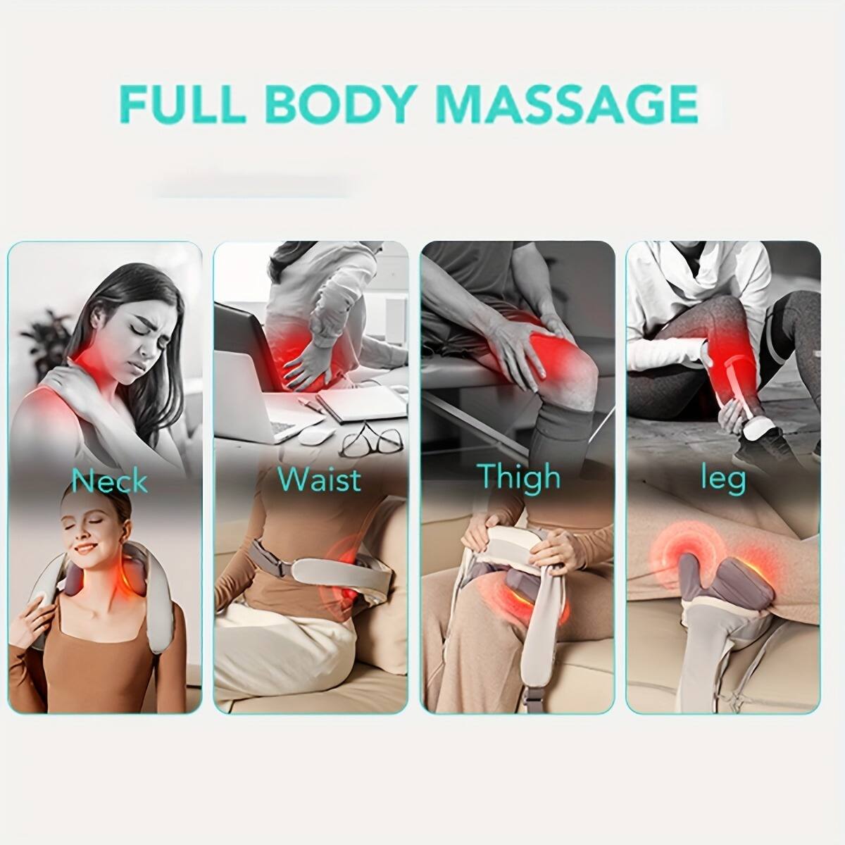 GlowWise Full body electric massager for neck, shoulders