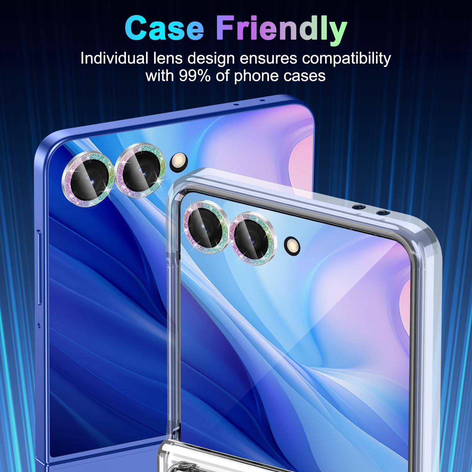Case Friendly

Individual lens design ensures compatibility with 99% of phone cases