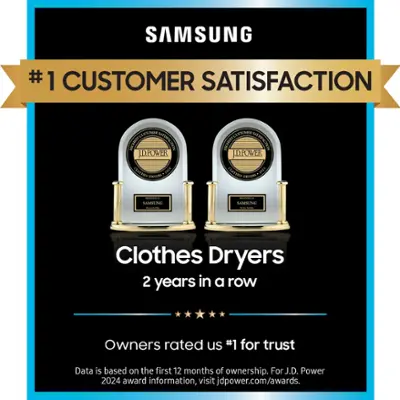 Samsung - 7.4 Cu. Ft. Smart Electric Dryer with Sensor Dry - Black