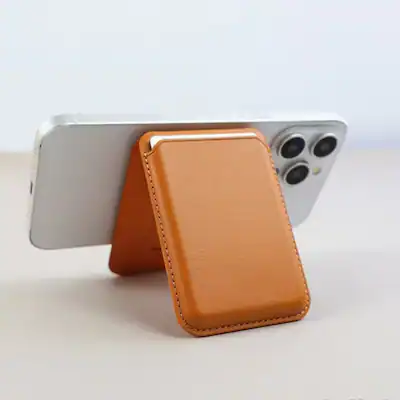 Entronix Leather Magnetic Wallet Attachment for MagSafe & Magnetic Phone Cases Slim Card Holder Phone Accessory Rose Gold Entronix Leather Magnetic Wallet Attachment for MagSafe & Magnetic Phone Cases Slim Card Holder Phone Accessory Rose Gold