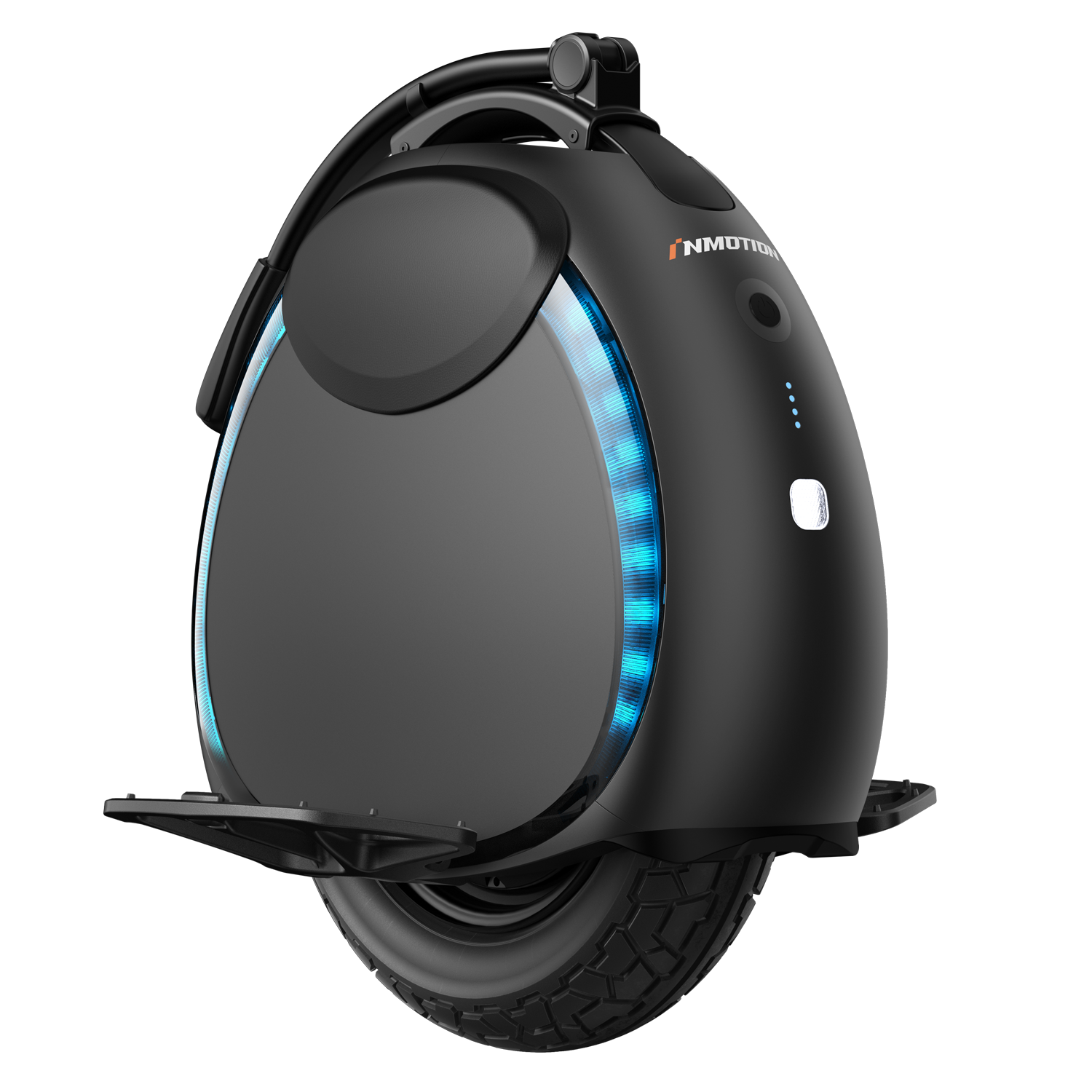 Front. INMOTION - Inmotion V6 Electric Unicycle - Black.