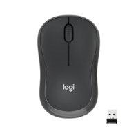 Logitech - M220 SILENT Wireless Optical Ambidextrous Mouse - Graphite - Front_Zoom