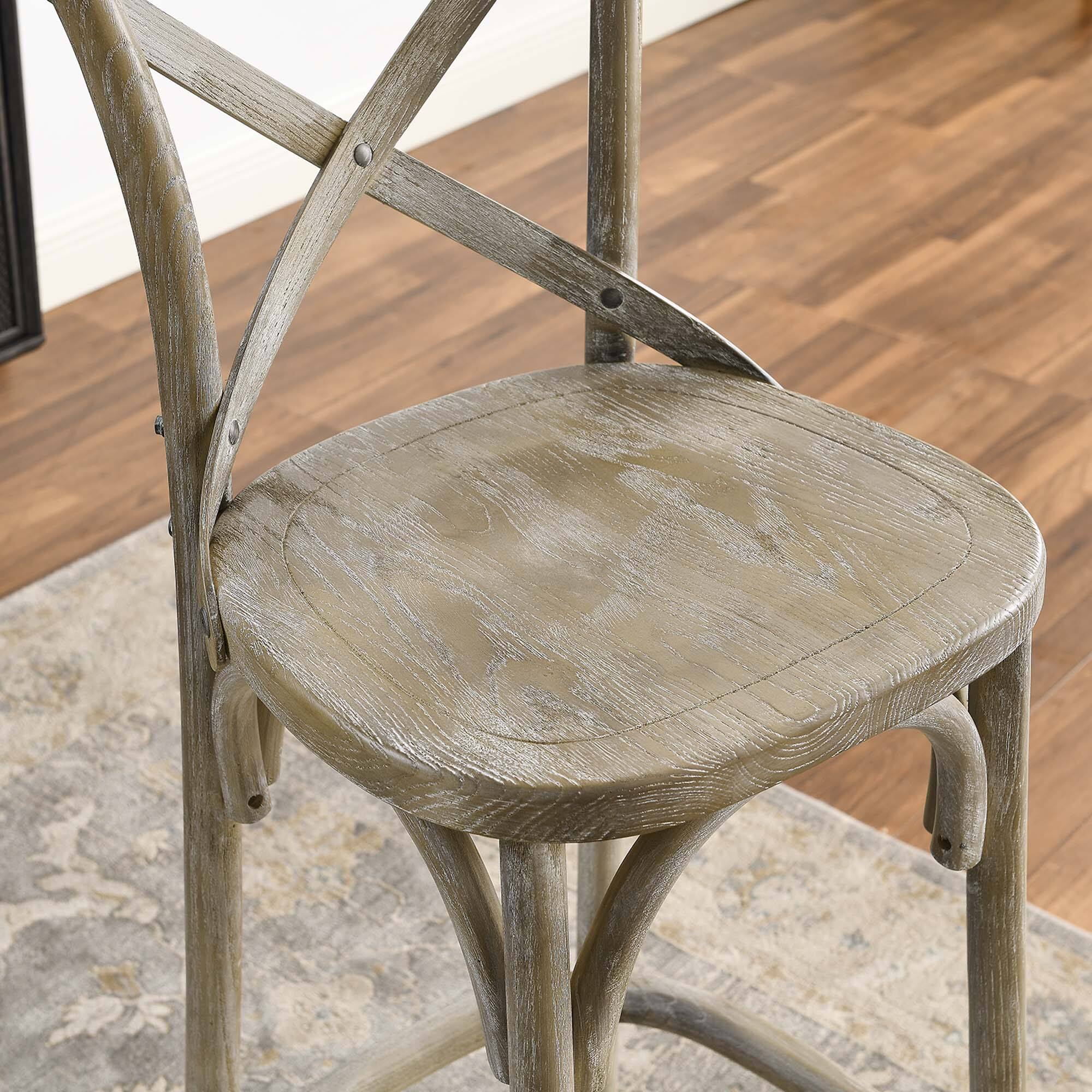 Alt View 6. Modway - Gear Bar Stool - Gray.