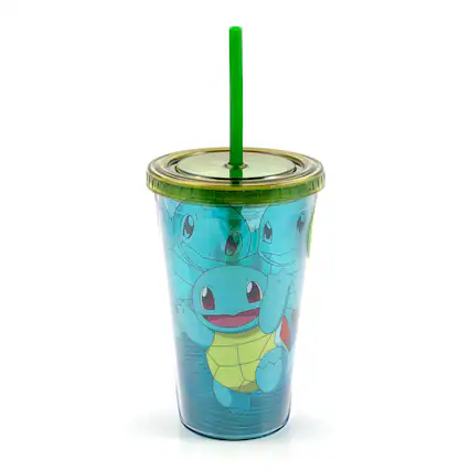 Front. Pokémon - Pokemon Squirtle 18oz Carnival Cup - Blue.