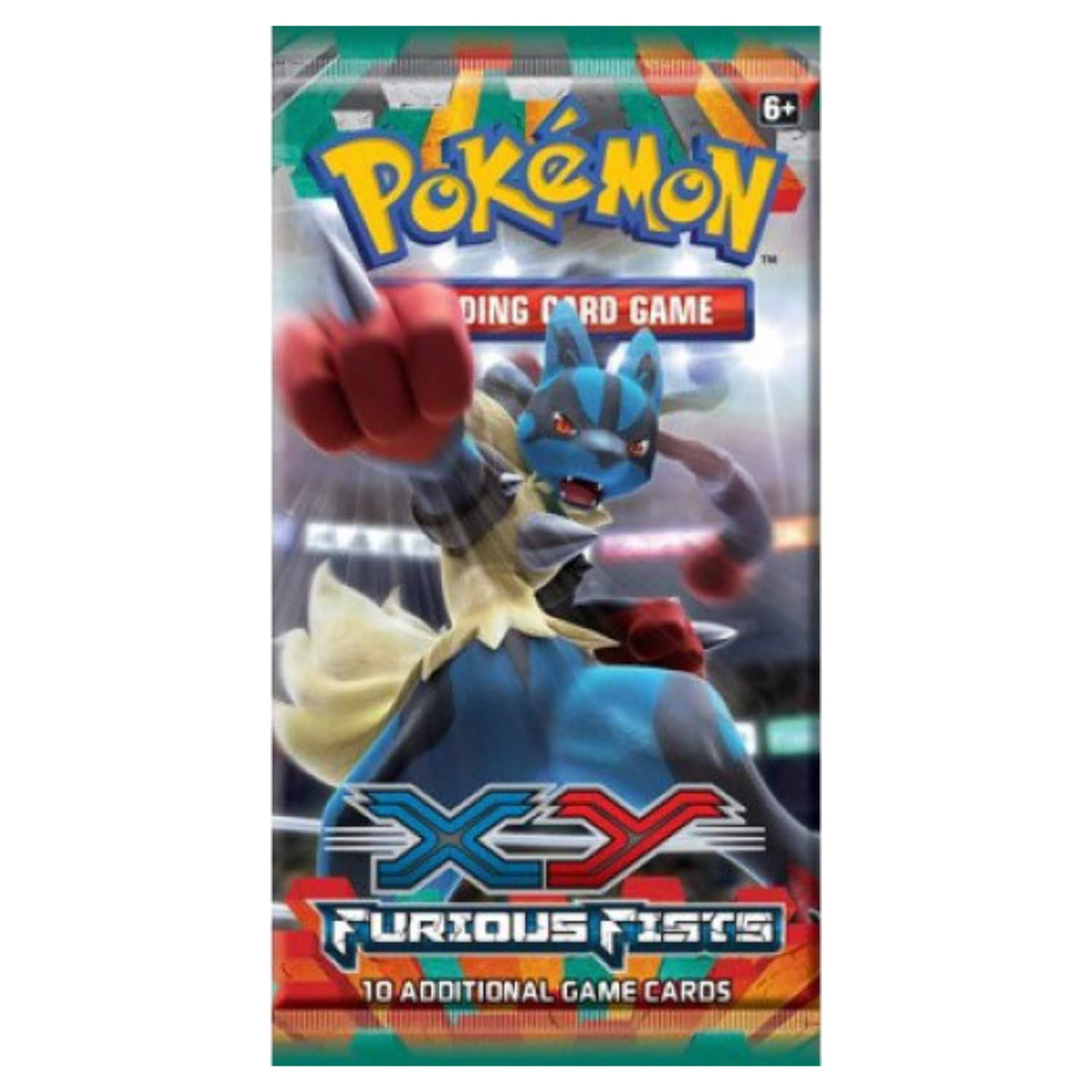 Pokémon - Pokemon XY3 Furious Fists Booster Pack | Mega Lucario price history on PriceWatchPro