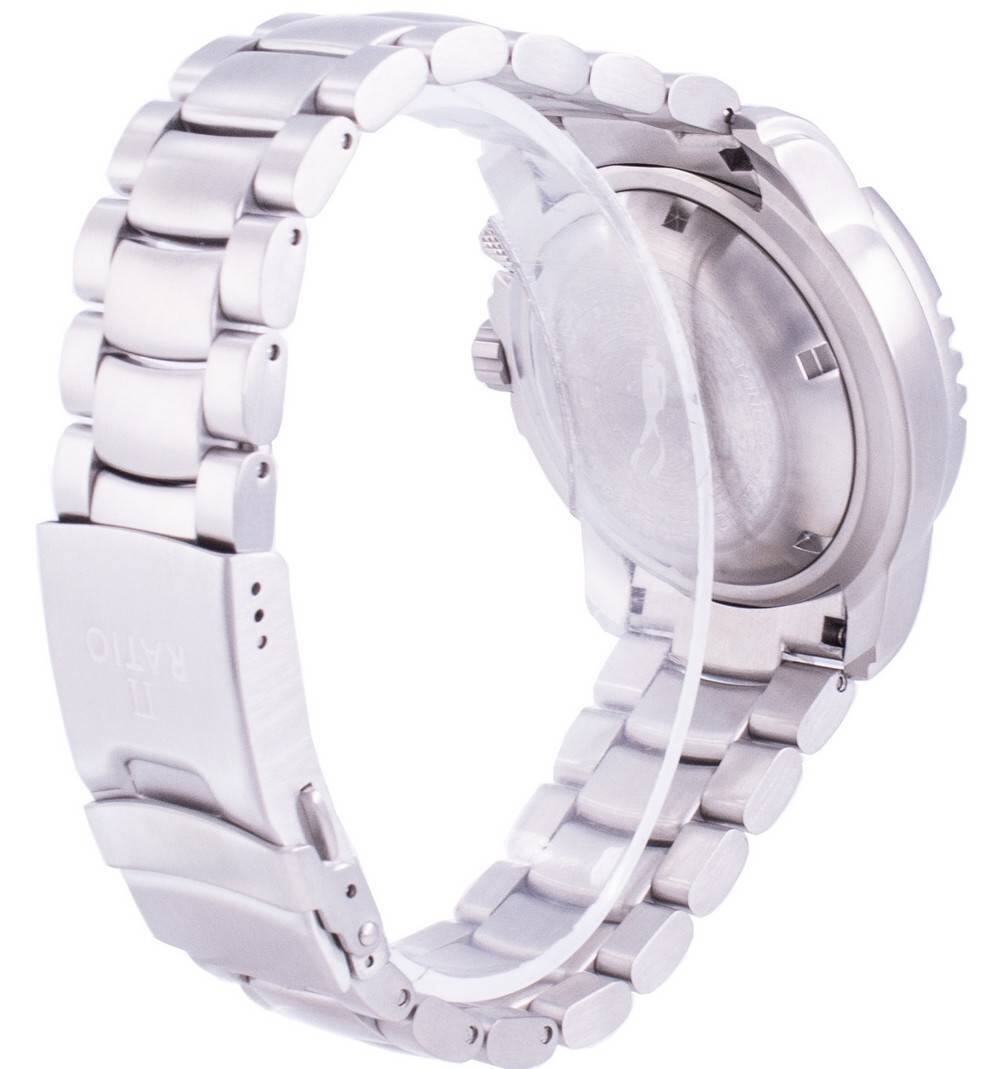 Alt View 2. RATIO - FreeDiver Helium-Safe 1000M Sapphire Automatic 1068HA96-34VA-WHT Men's Watch - White.