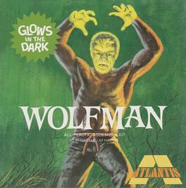 PopMarket - Aurora - 1:8 Scale Model Kit - Wolfman (Glow in the Dark) - COLLECTIBLES - Multicolor