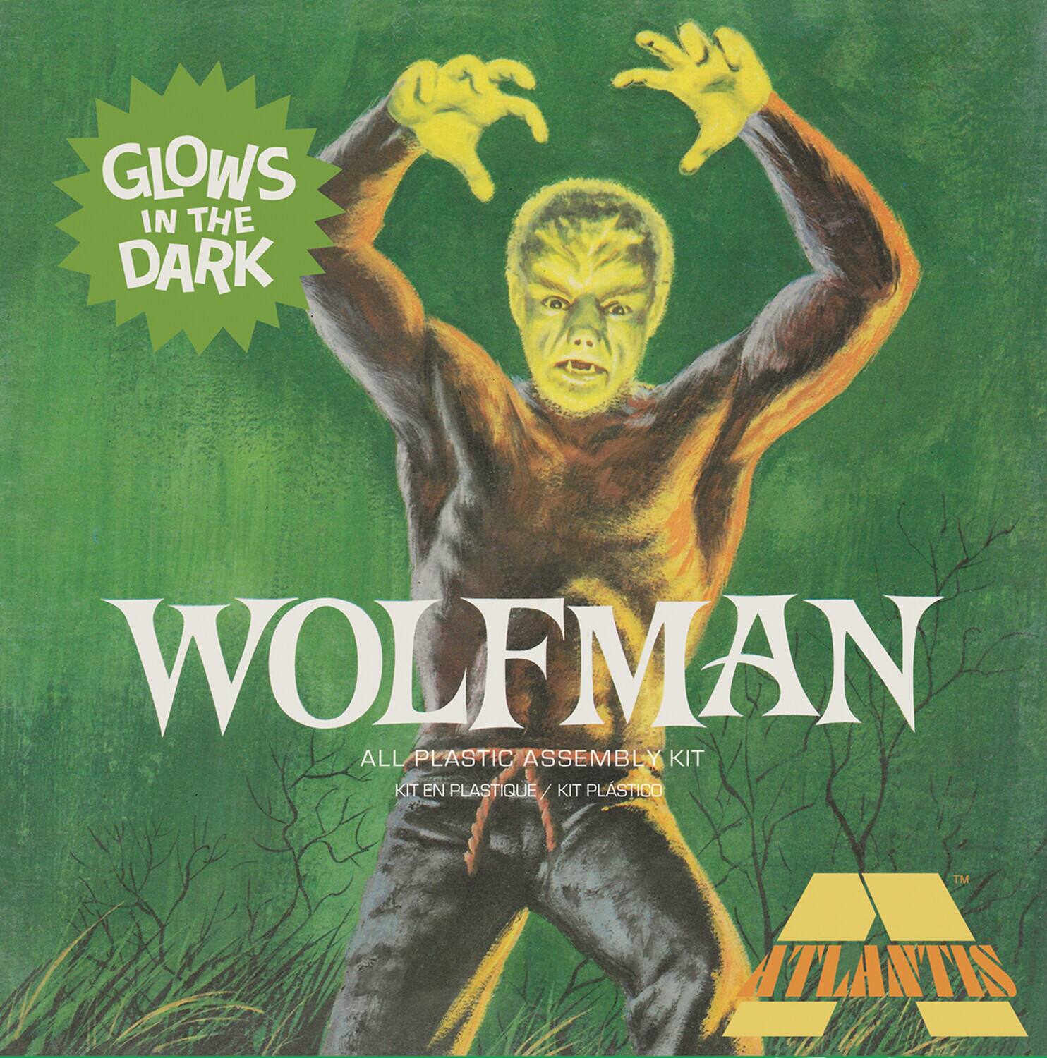 Aurora - 1:8 Scale Model Kit - Wolfman (Glow in the Dark) - COLLECTIBLES