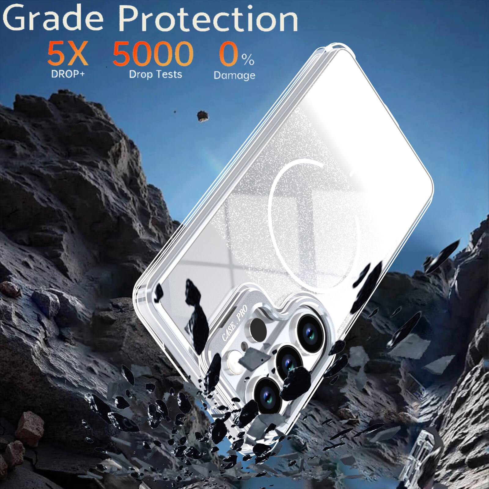 Grade Protection  
5X 5000 0%  
DROP+ Drop Tests Damage  
PRO CASE