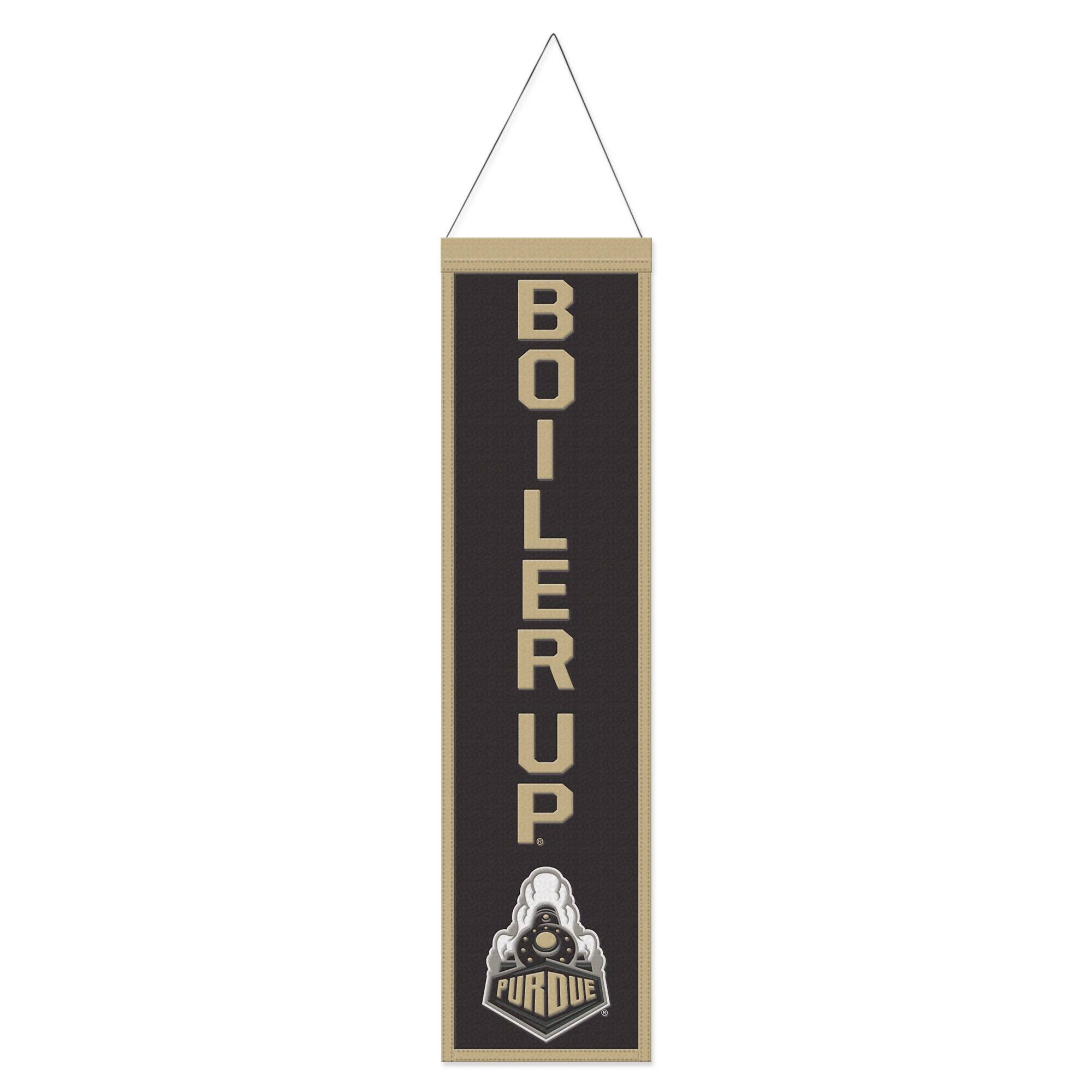 WinCraft - Purdue Boilermakers 8" x 32" Slogan Wool Banner - Multicolor