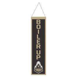 WinCraft - Purdue Boilermakers 8" x 32" Slogan Wool Banner - Multicolor