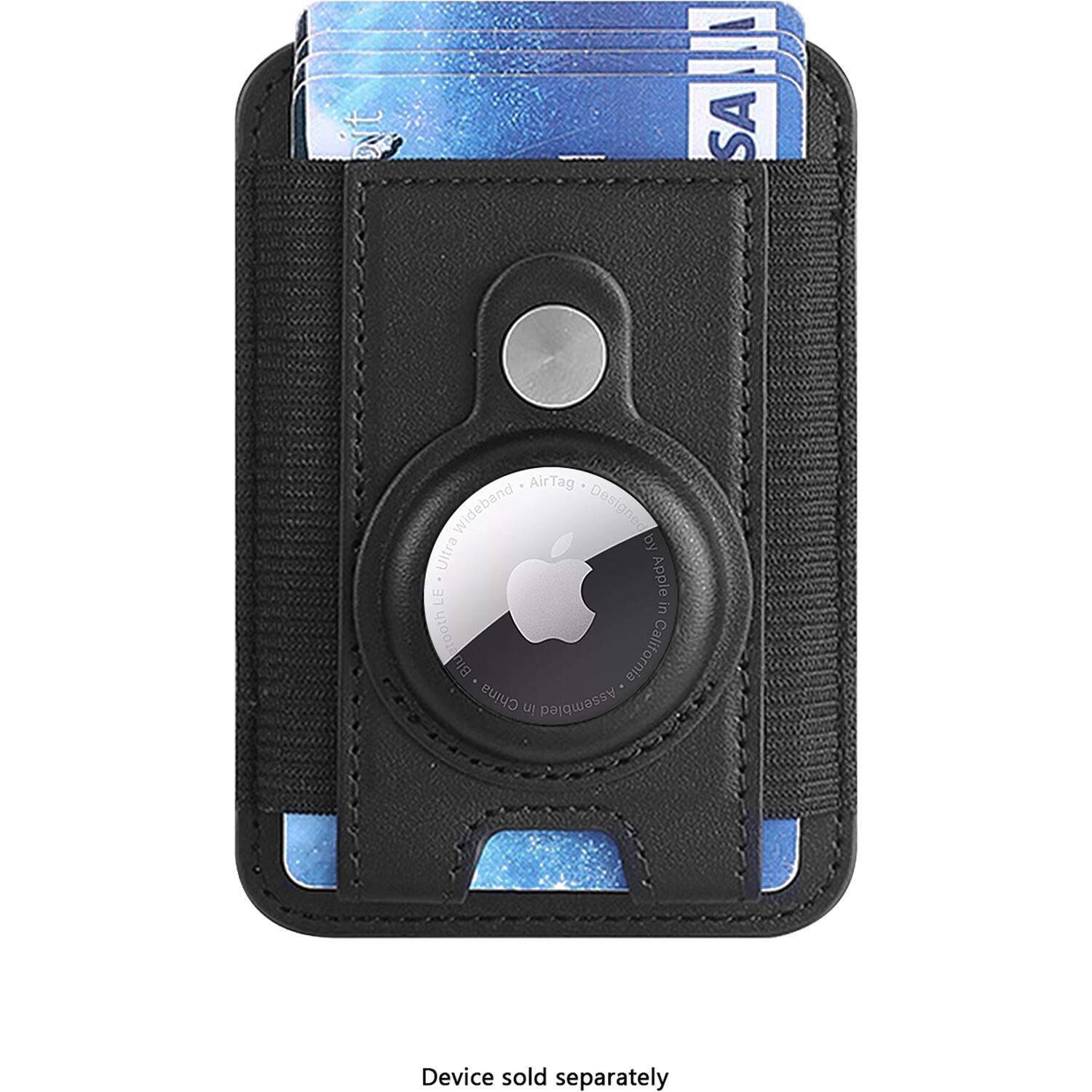 The text on the image reads: "Device sold separately."