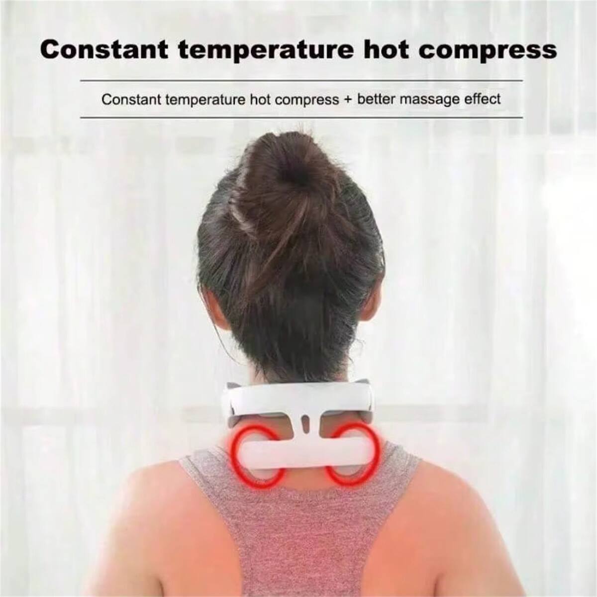 Constant temperature hot compress  
Constant temperature hot compress + better massage effect