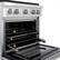 Alt View 13. ZLINE - 30 in. Wide 4 Burner Paramount Dual Fuel Range with Cooktop and Convection Oven (SDR30) - Stainless Steel.