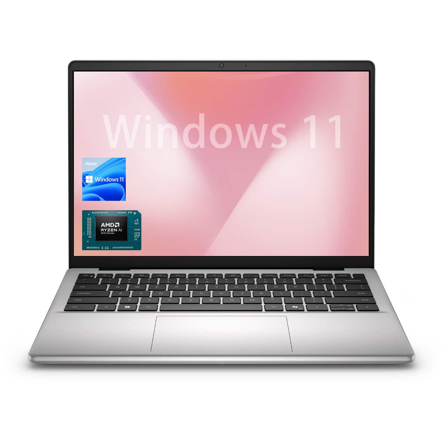 Dell - 14" FHD+ Laptop - AMD Ryzen AI 5 330 with 32GB RAM 2TB SSD - Copilot & Backlit Keyboard - Silver