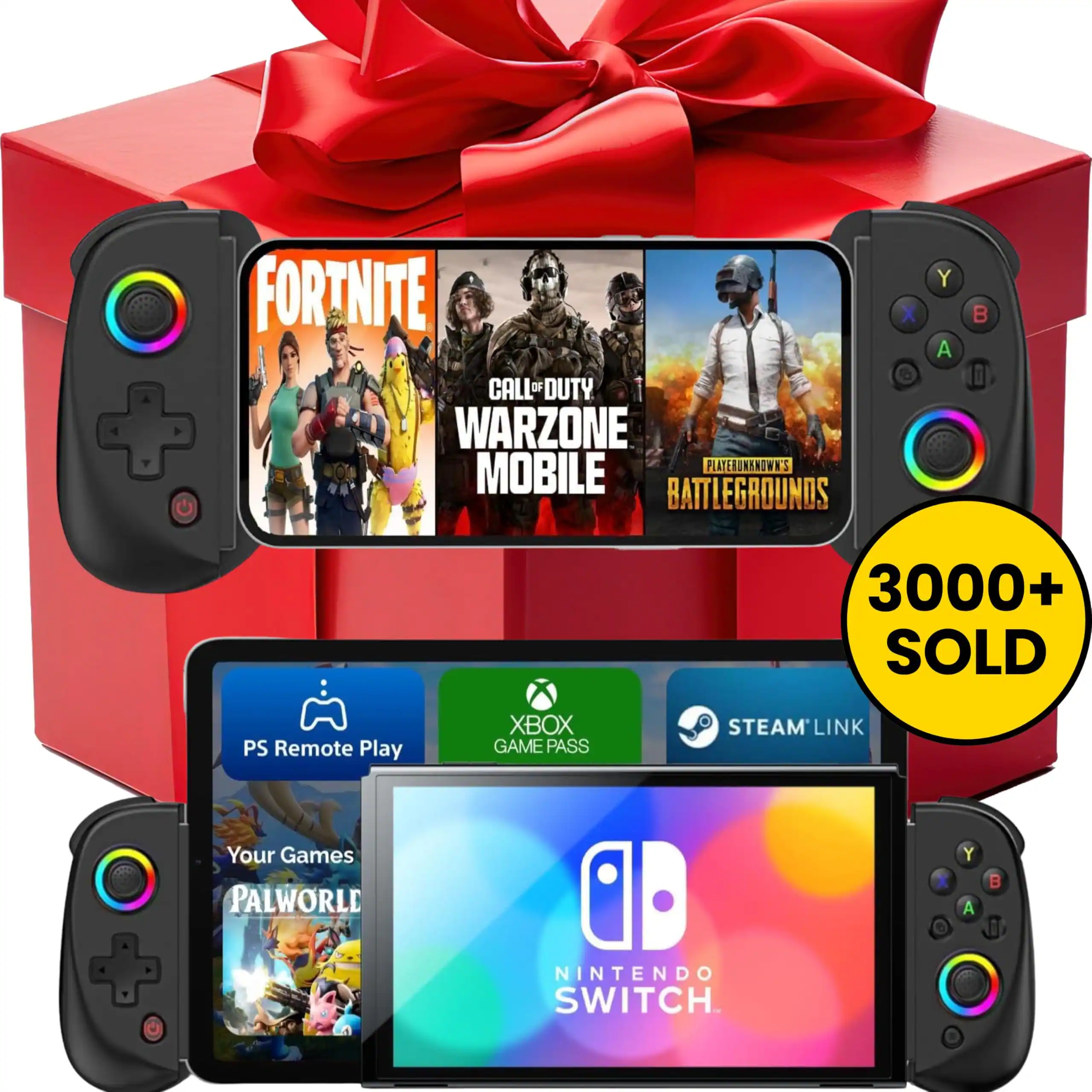 FORTNITE
CALL OF DUTY WARZONE MOBILE
PLAYERUNKNOWN'S BATTLEGROUNDS
PS Remote Play
XBOX GAME PASS
STEAM'LINK
Your Games
PALWORLD
NINTENDO SWITCH
3000+ SOLD