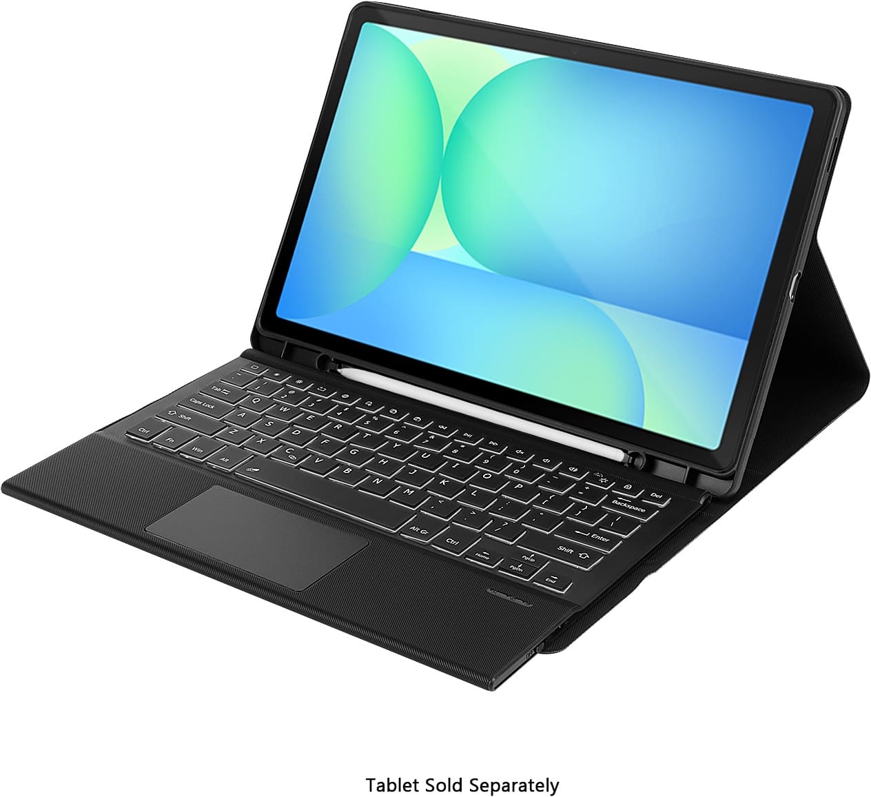 The text on the image is "Tablet Sold Separately".