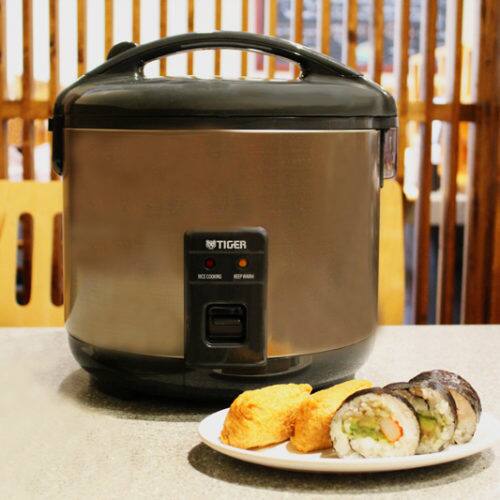 Angle. Tiger - Tiger JNP-S15U Stainless Steel 8-Cup Conventional Rice Cooker (Urban Satin) - Stainless Steel.