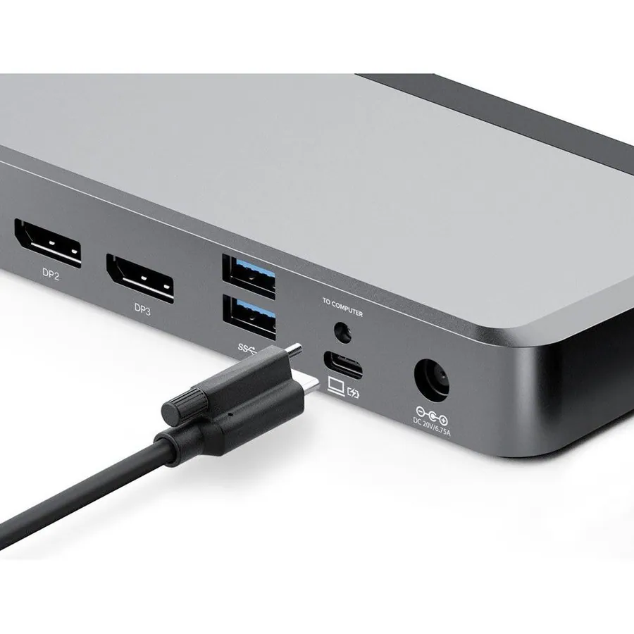 Alogic Universal Dock Triple Display Screen 4K docking station with ...