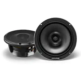 Alpine - HDZ-65 Status Series 6.5" 2-Way Speakers - Pair - Black