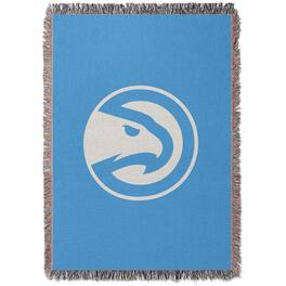 Chad & Jake - Atlanta Hawks Woven Blanket - Blue