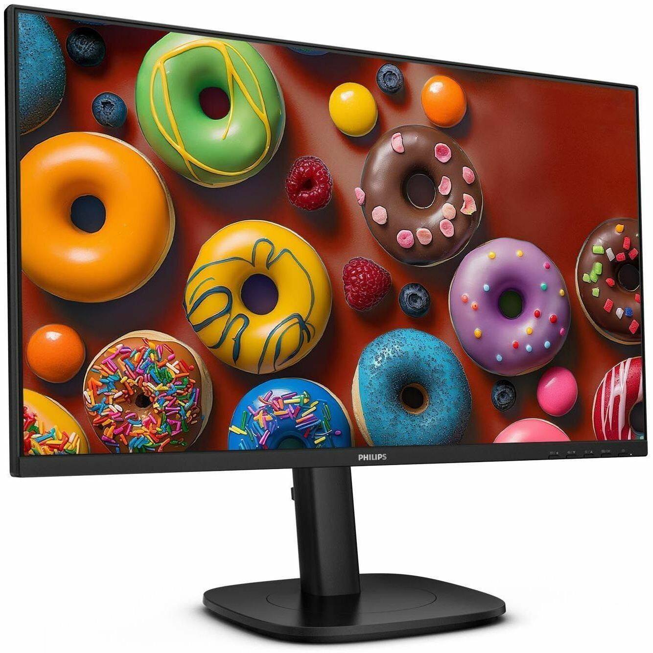 Alt View 2. Philips - Philips 27B2N3500J 27" Class WQHD LED Monitor - 16:9 - Textured Black - 27" Viewable - In-plane Switching (IPS) - Textured Black.