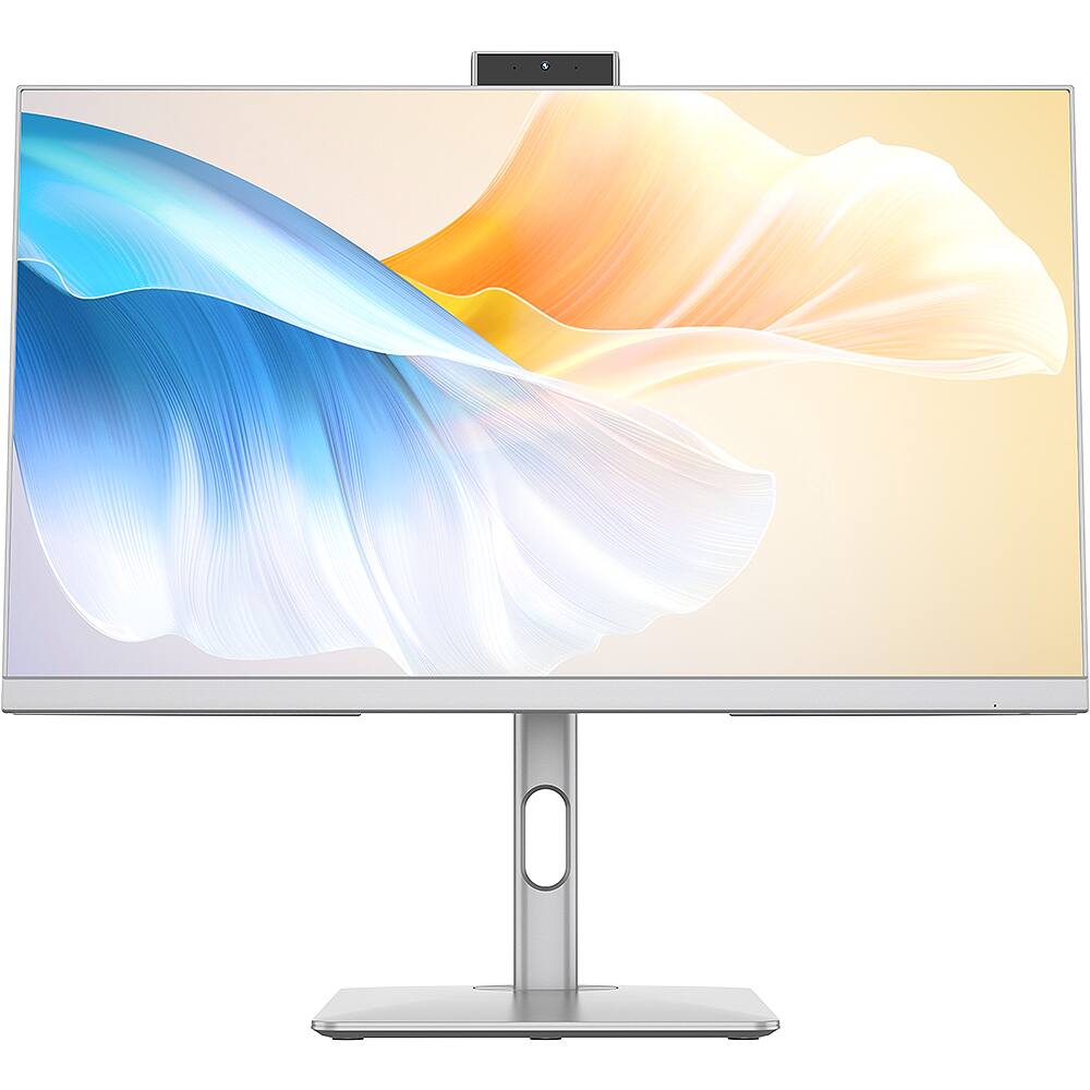 Back. RCA - 27" Touchscreen Intel N200 4GB RAM 128GB Storage All-in-One Desktop, Windows 11 Home S - Gray.