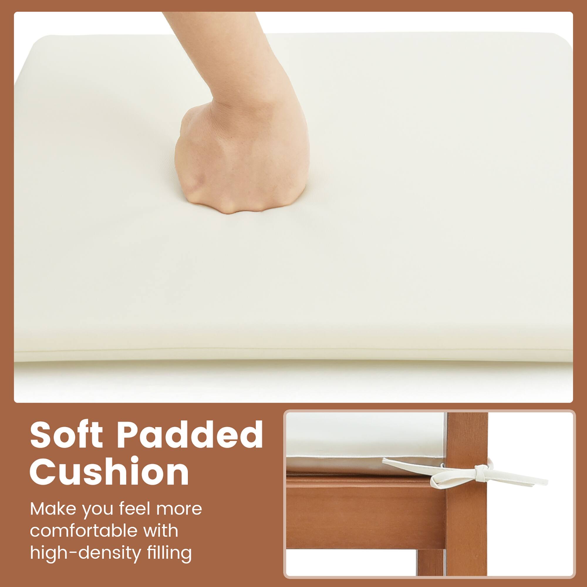 Soft Padded Cushion

Make you feel more comfortable with high-density filling