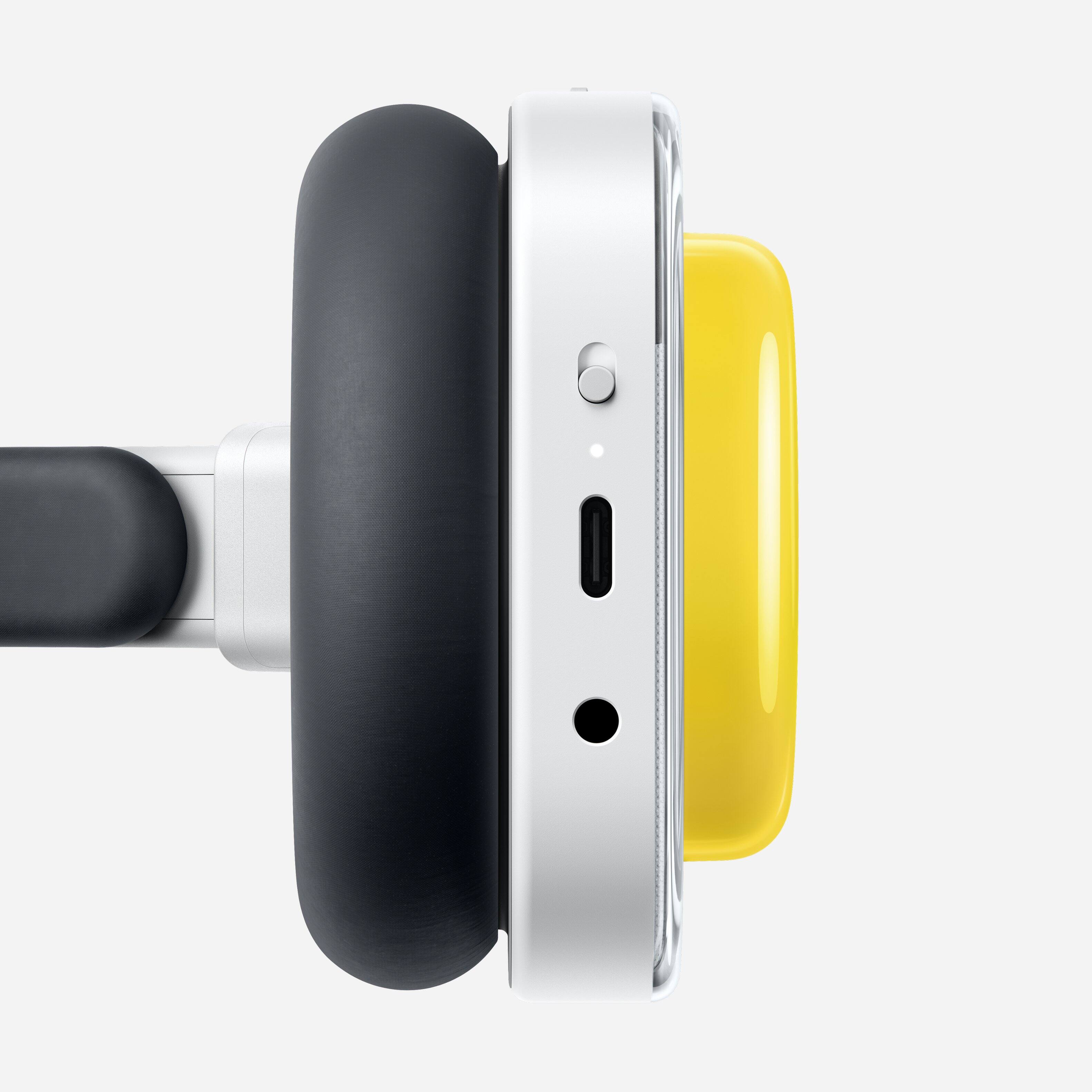 Alt View 6. Nothing - Headphone (a) Wireless Over-Ear Bluetooth Headphones - Yellow.