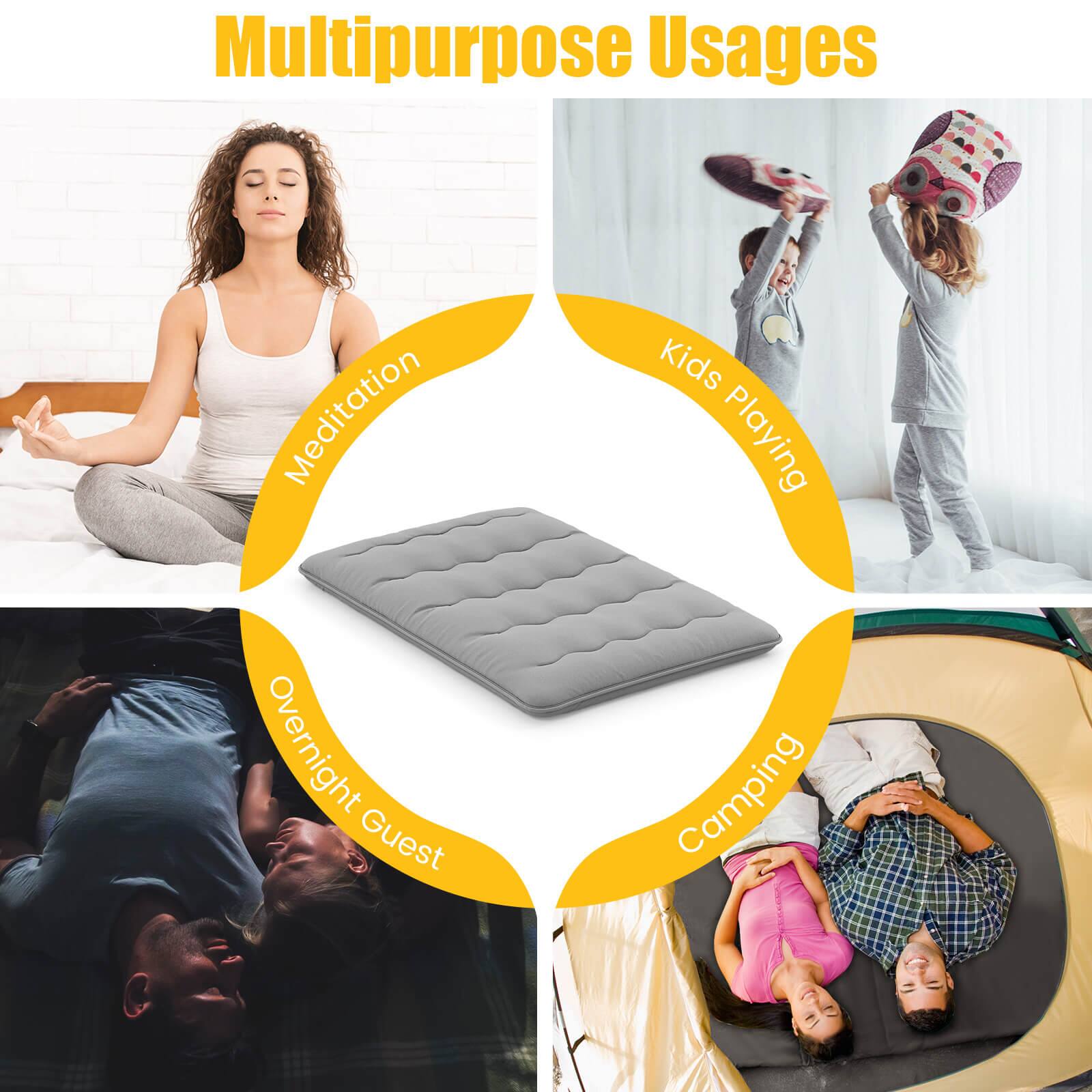 Multipurpose Usages

- Meditation
- Kids Playing
- Overnight Guest
- Camping