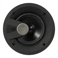Front. ELAC - Elac IC-V82-W - Vertex 2 8" In-Ceiling Speaker - White, Sold Individually - Black/Gray.