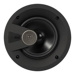 ELAC - IC-V82-W - Vertex 2 8" In-Ceiling Speaker - White, Sold Individually - Black/Gray
