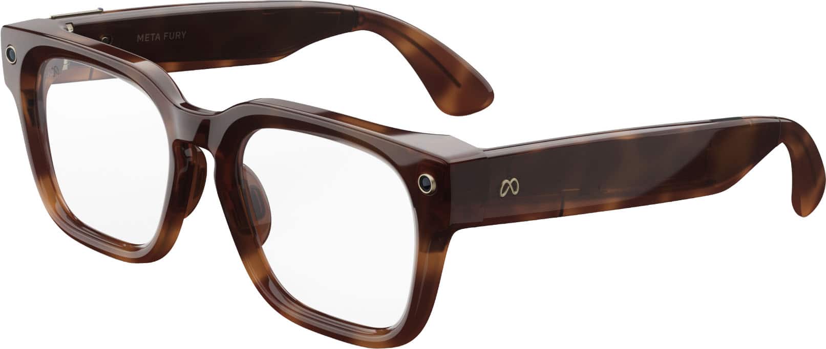 Meta - Fury - Smart AI glasses—Meta AI, 12MP Camera, Live Translate — 8+ Hour Battery — Transitions Grey Lenses - Mahogany price history on PriceWatchPro